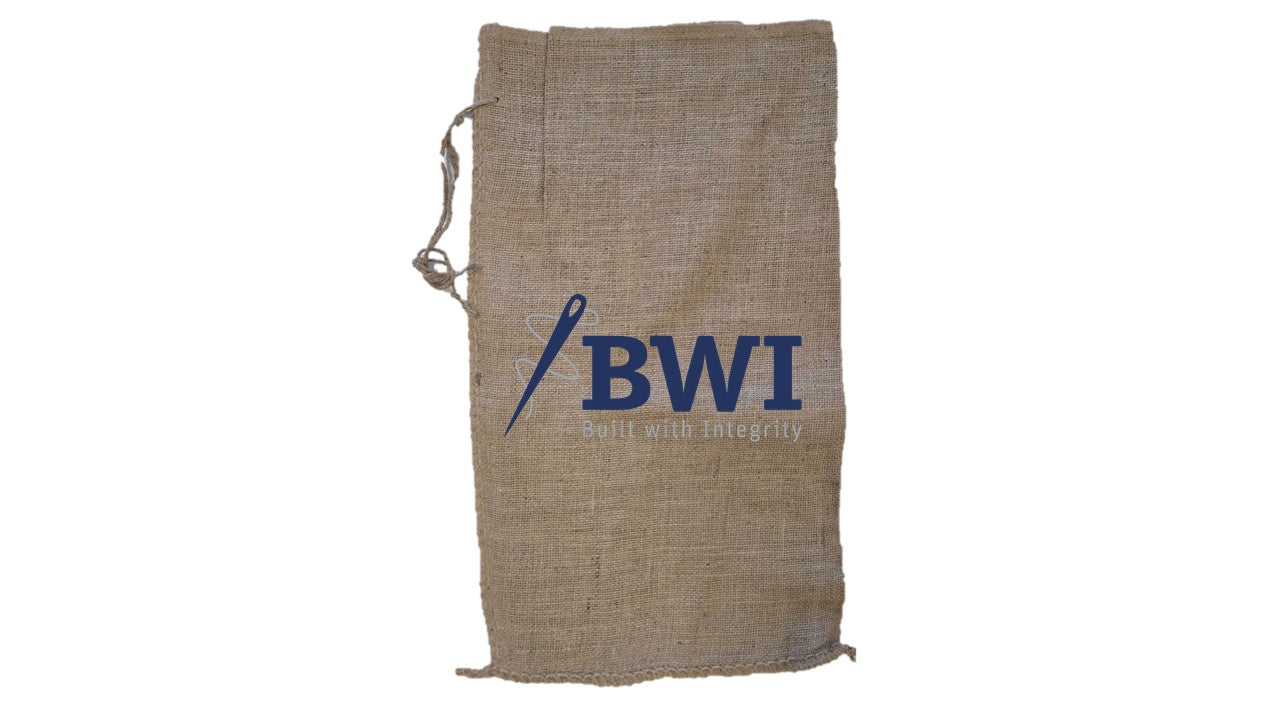 Empty Burlap Bags with Tie - 14 x 26"